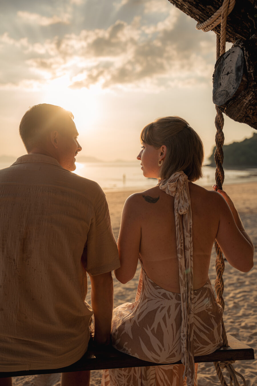 Sunset couple